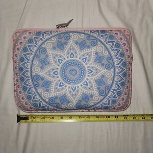 Mandala Design Tablet Case - Blue and Pink